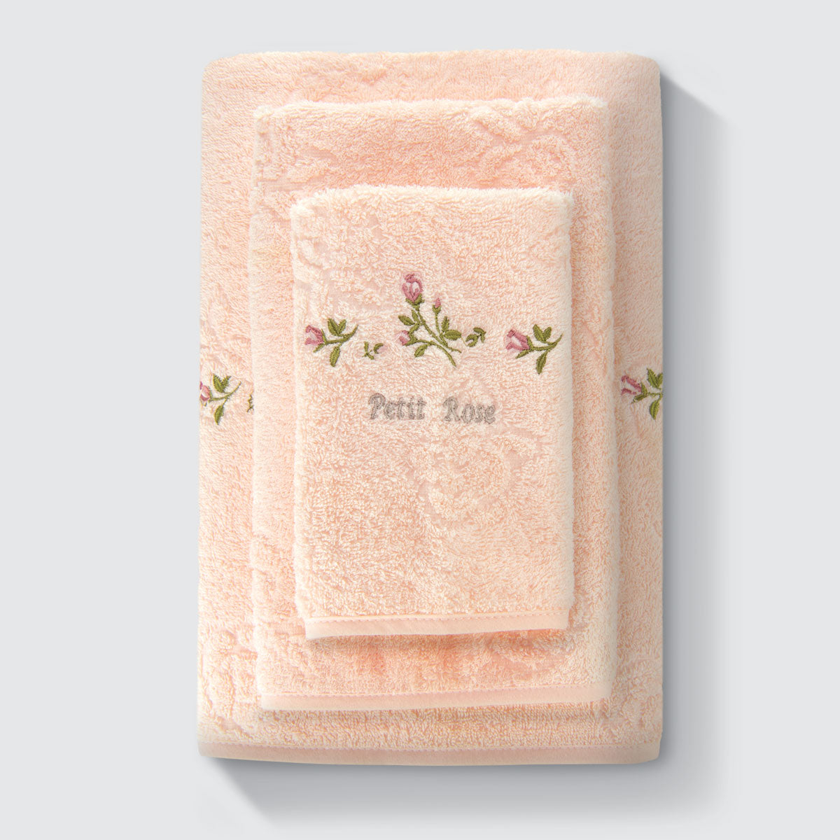 Petit Rose - Combed Cotton Towel (Suzanne Sobelle by Charles Millen)