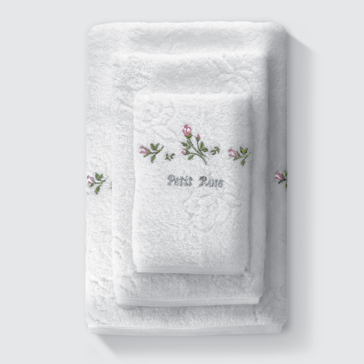 Petit Rose - Combed Cotton Towel (Suzanne Sobelle by Charles Millen)