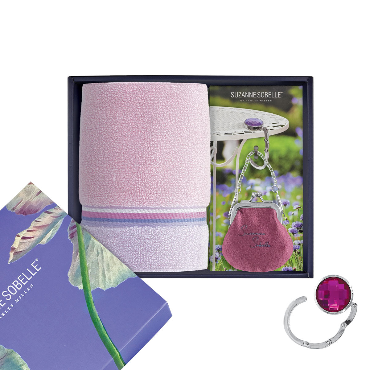 LUCIA Gift Set (Hand Towel with Handbag Holder)