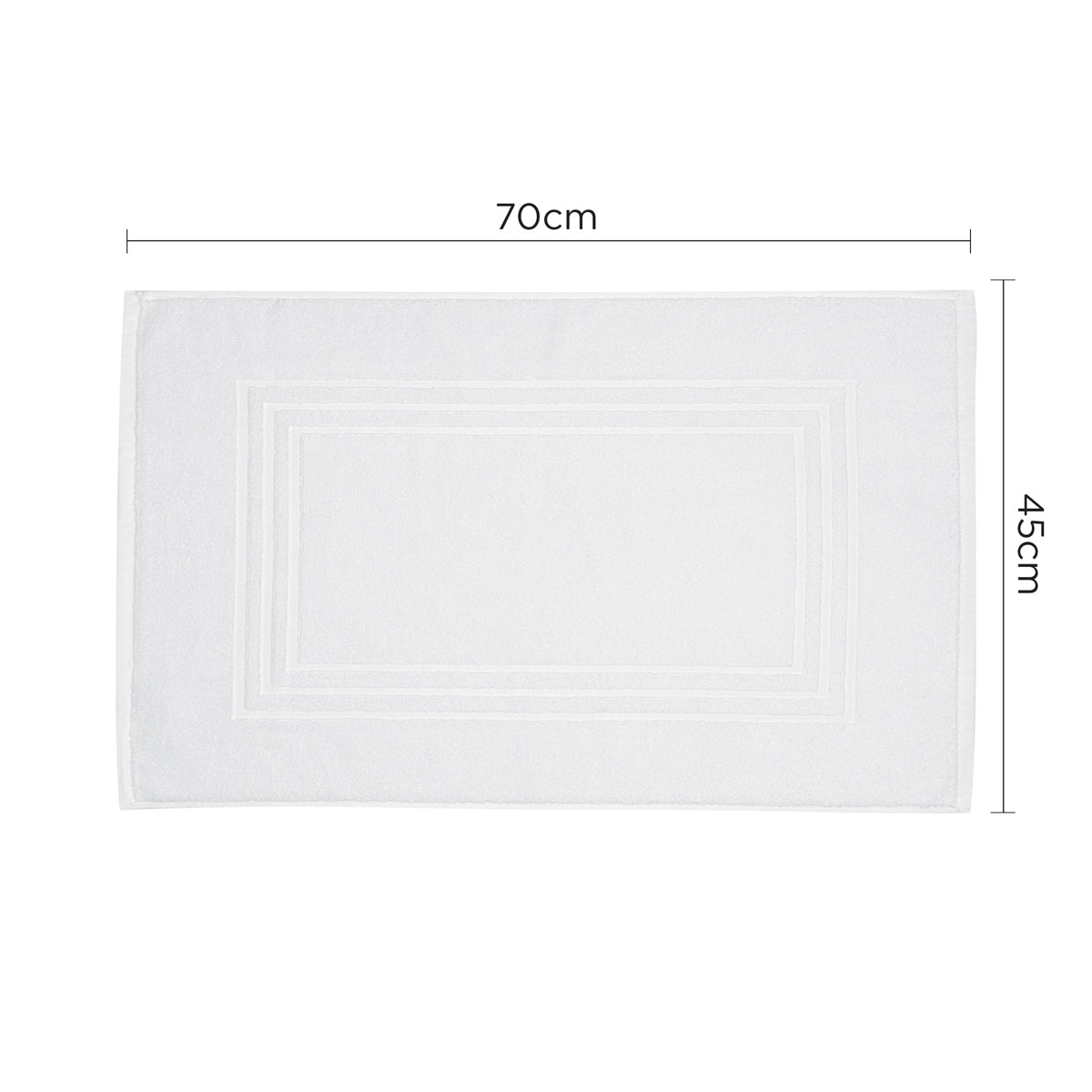 CLASSIQUE - Combed Cotton Terry Mat