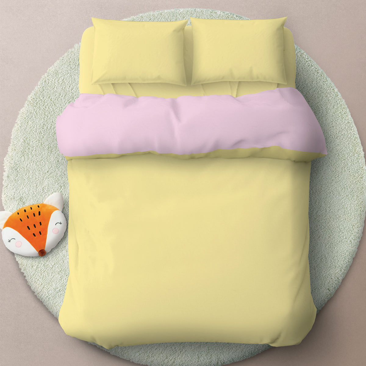 The Gauzy Assemblage Bed Linen (The Gang) - Popcorn Yellow