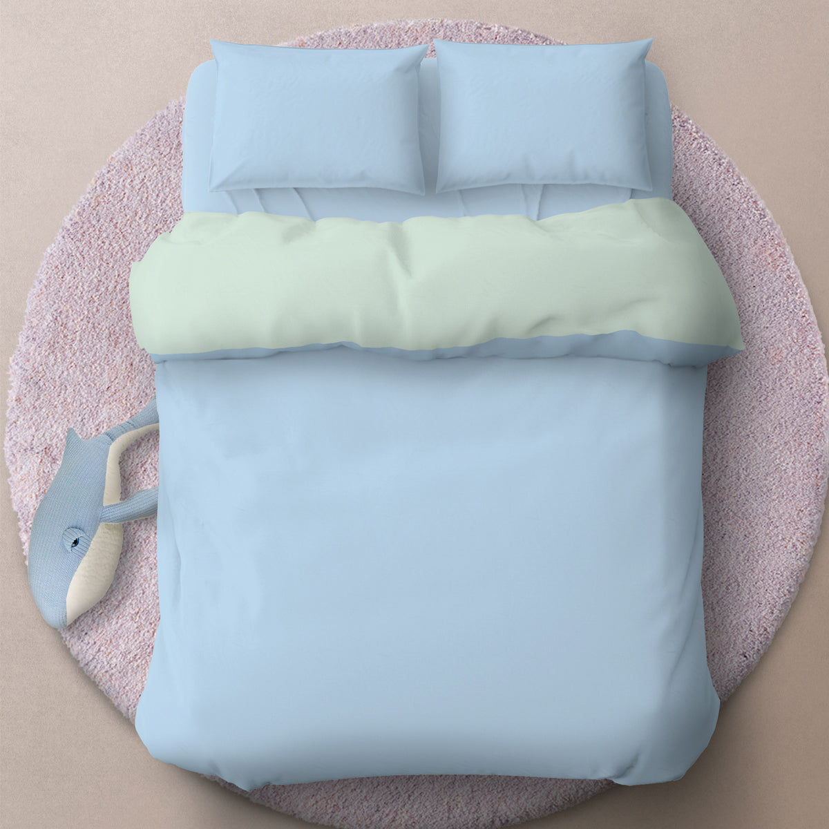 The Gauzy Assemblage Bed Linen (The Gang) - Baby Blue