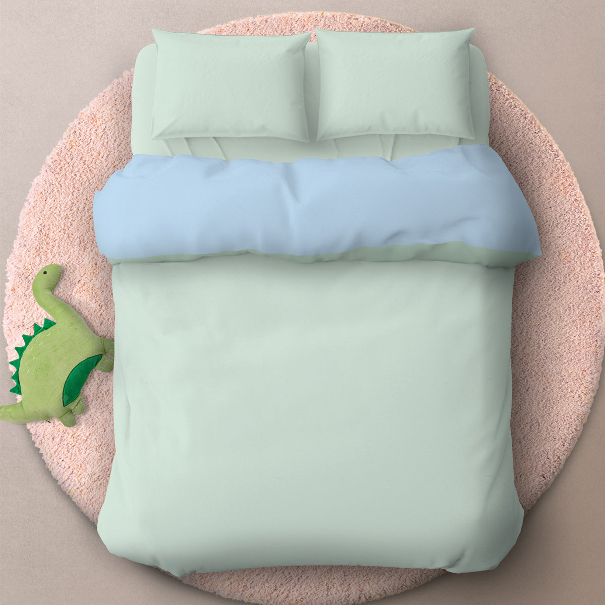 The Gauzy Assemblage Bed Linen (The Gang) - Powder Mint