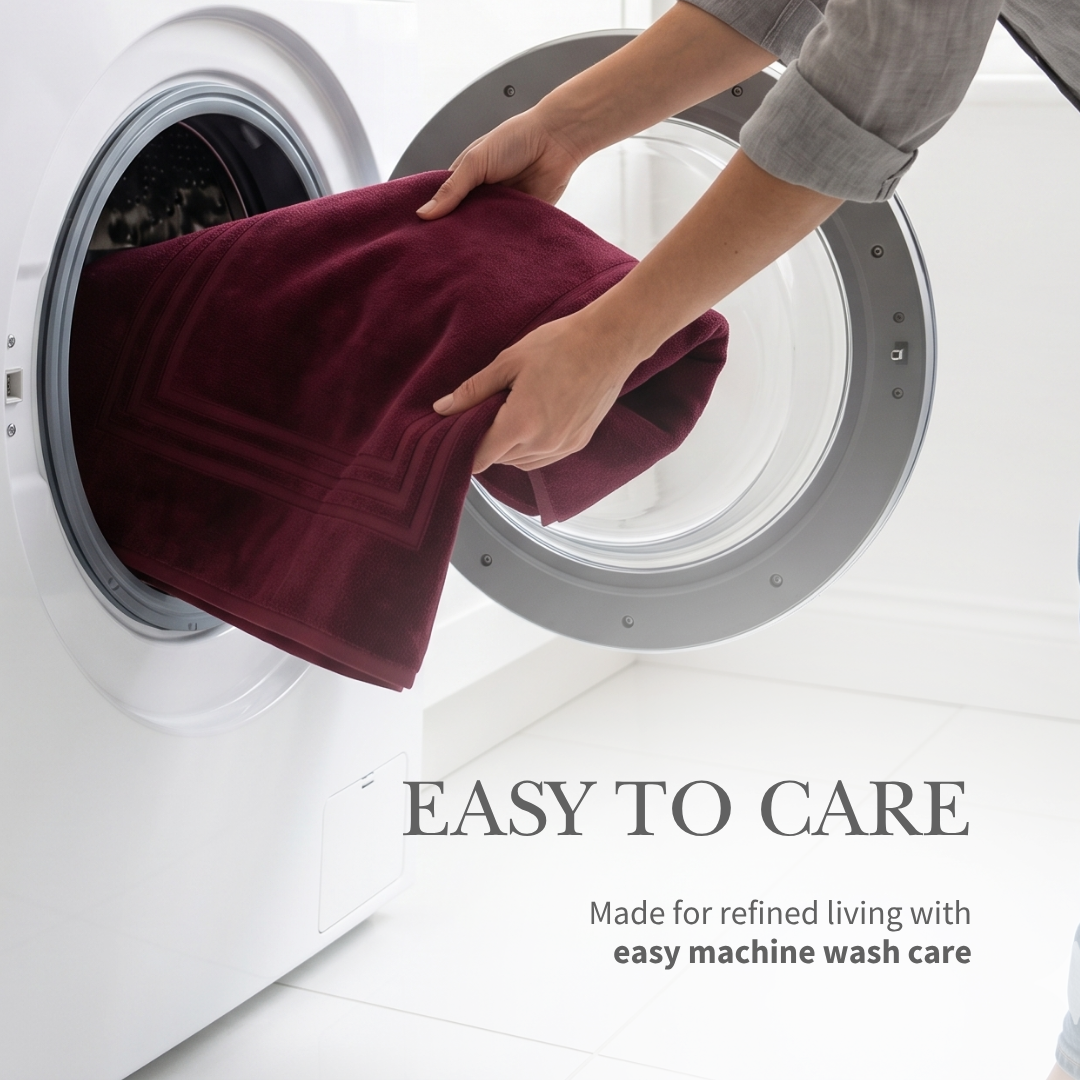 3pcs Set LUMIERE Towels & CLASSIQUE Terry Mat $61 Bundle Set