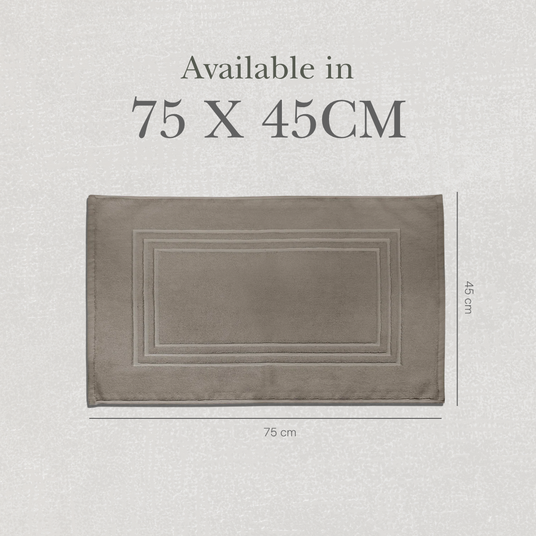 3pcs Set LUMIERE Towels & CLASSIQUE Terry Mat $61 Bundle Set