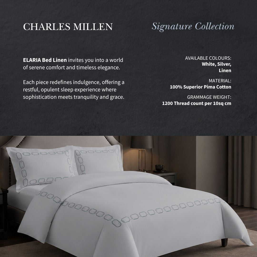 CHARLES MILLEN Signature Vogue Collection 100% Pima Cotton Bed Linen – ELARIA