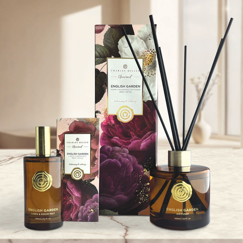 Charles Millen Unwind Home Spa Indulgence [1pc] Diffuser 200ml/ Room Mist 100ml