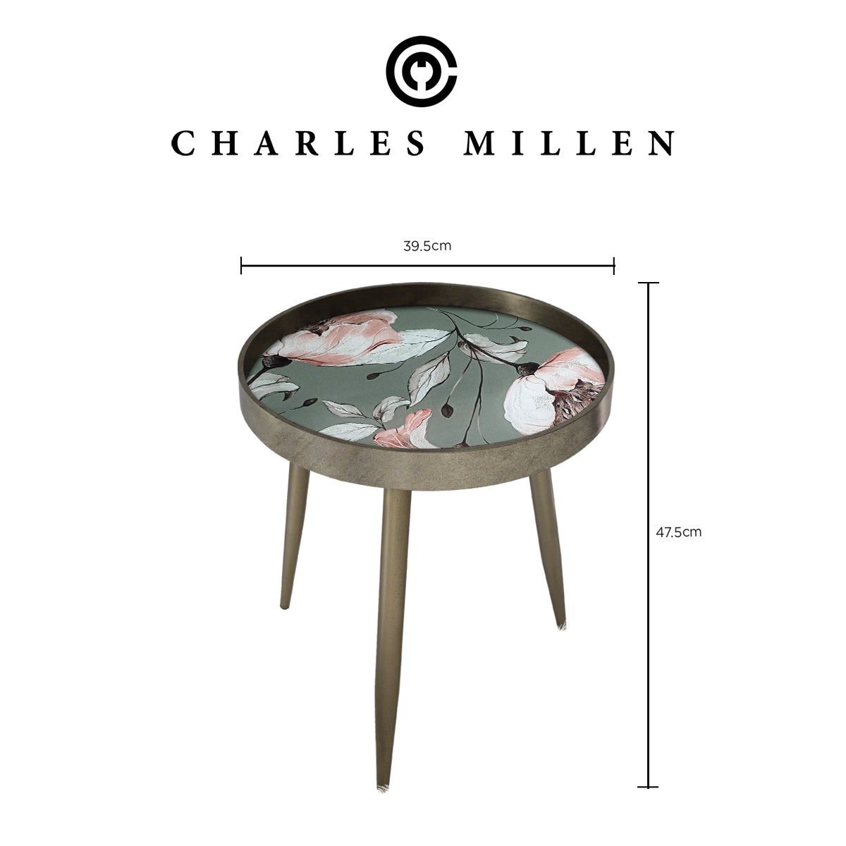 Florvielle Round Accent Table  - (VOILÀ series)