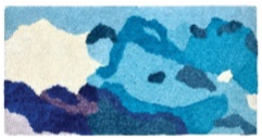 CHARLES MILLEN Signature Collection 100% Microfibre Anti-slip Mat – TAPESTRY