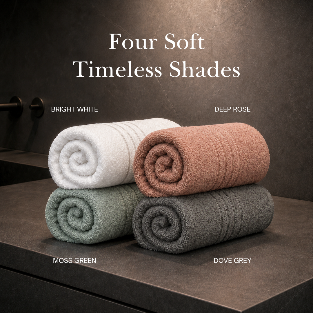 MIE Luxe [2pcs] - Turkish Luxe Cotton Bath Towel