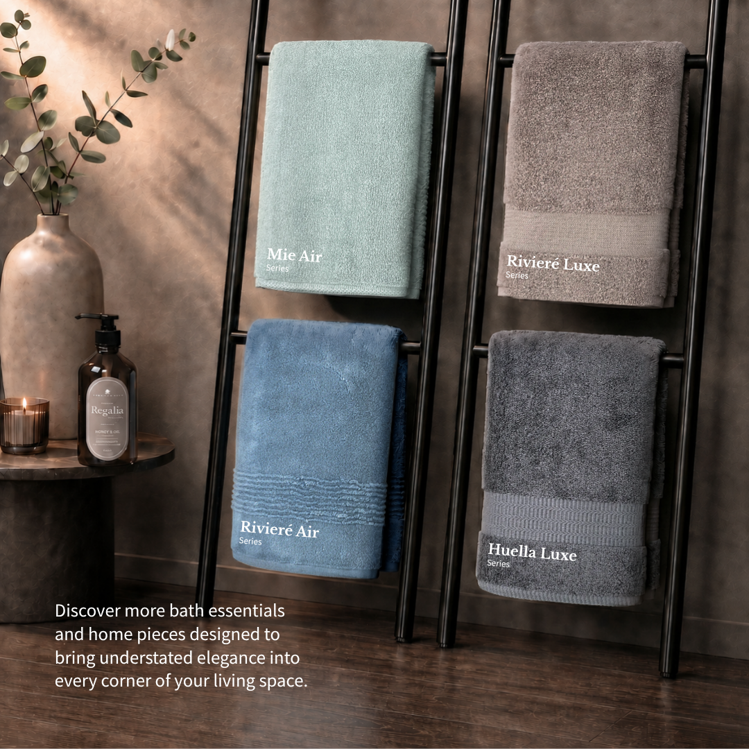 MIE Luxe [2pcs] - Turkish Luxe Cotton Bath Towel