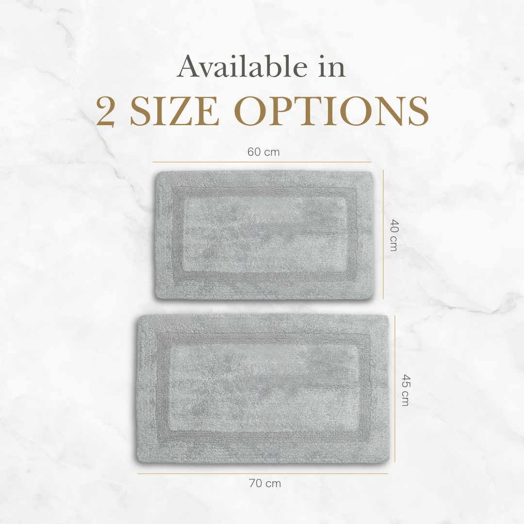 BOUNDARY [2pcs] - Super Soft Cotton Tufted Anti-slip Mat