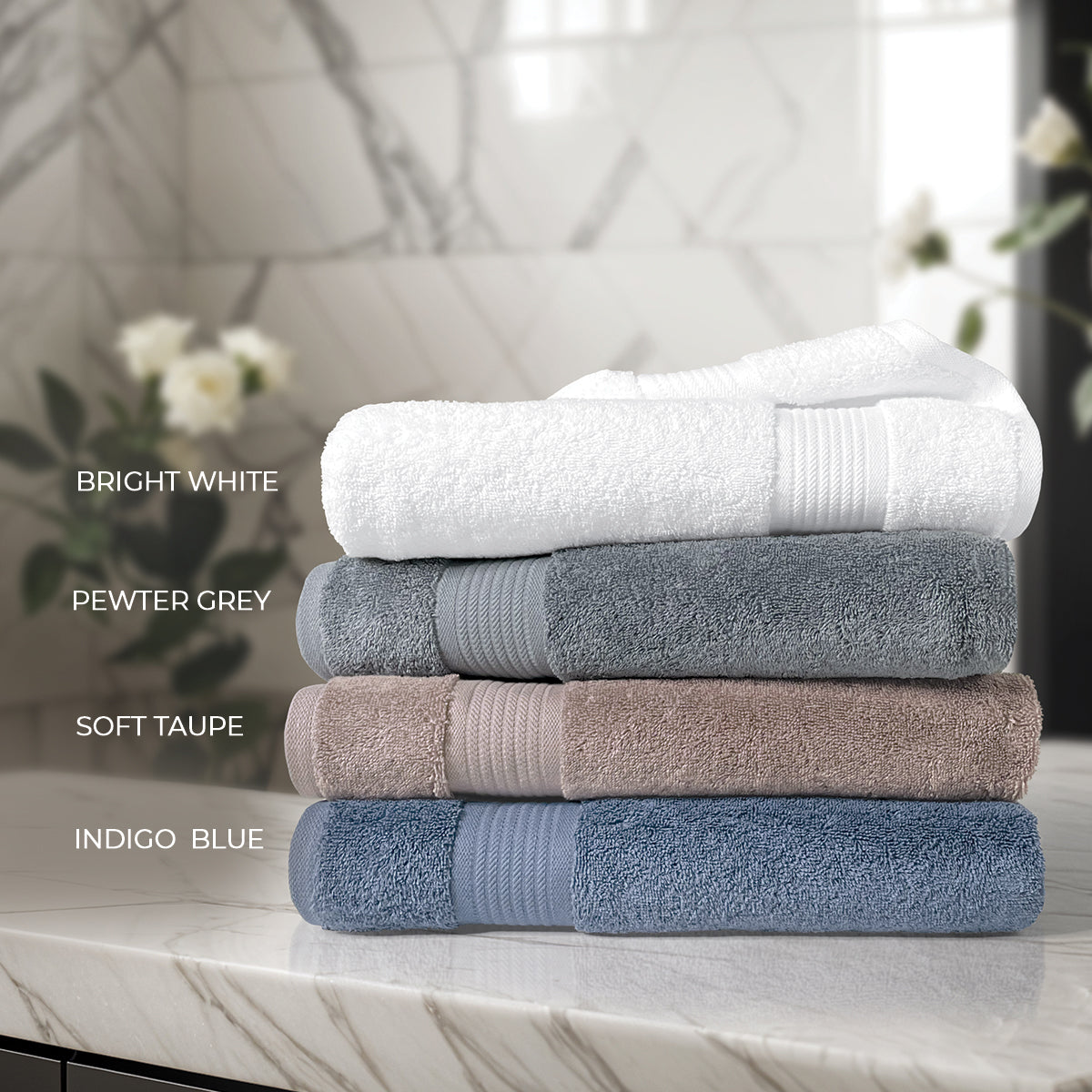 Bundle Deal $77 RIVIÈRE Luxe Turkish Bath Towel [2pcs] + RIVIÈRE Tufted Mat [2pcs]