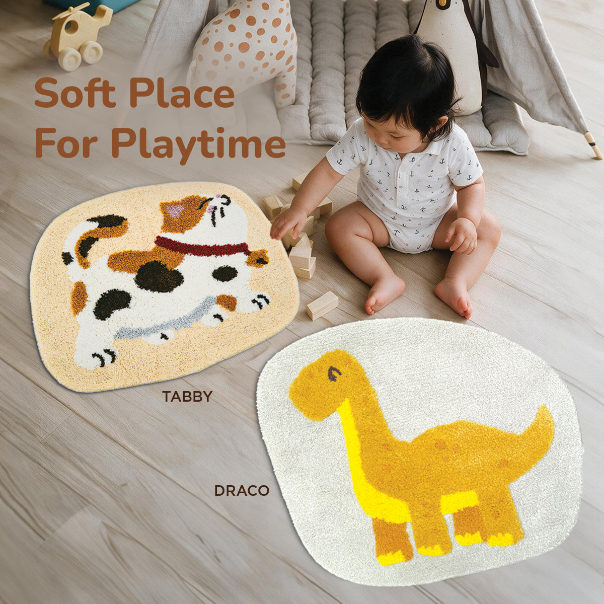 The Gang by CHARLES MILLEN Signature Collection 100% Microfibre Anti-slip Mat – TAPESTRY