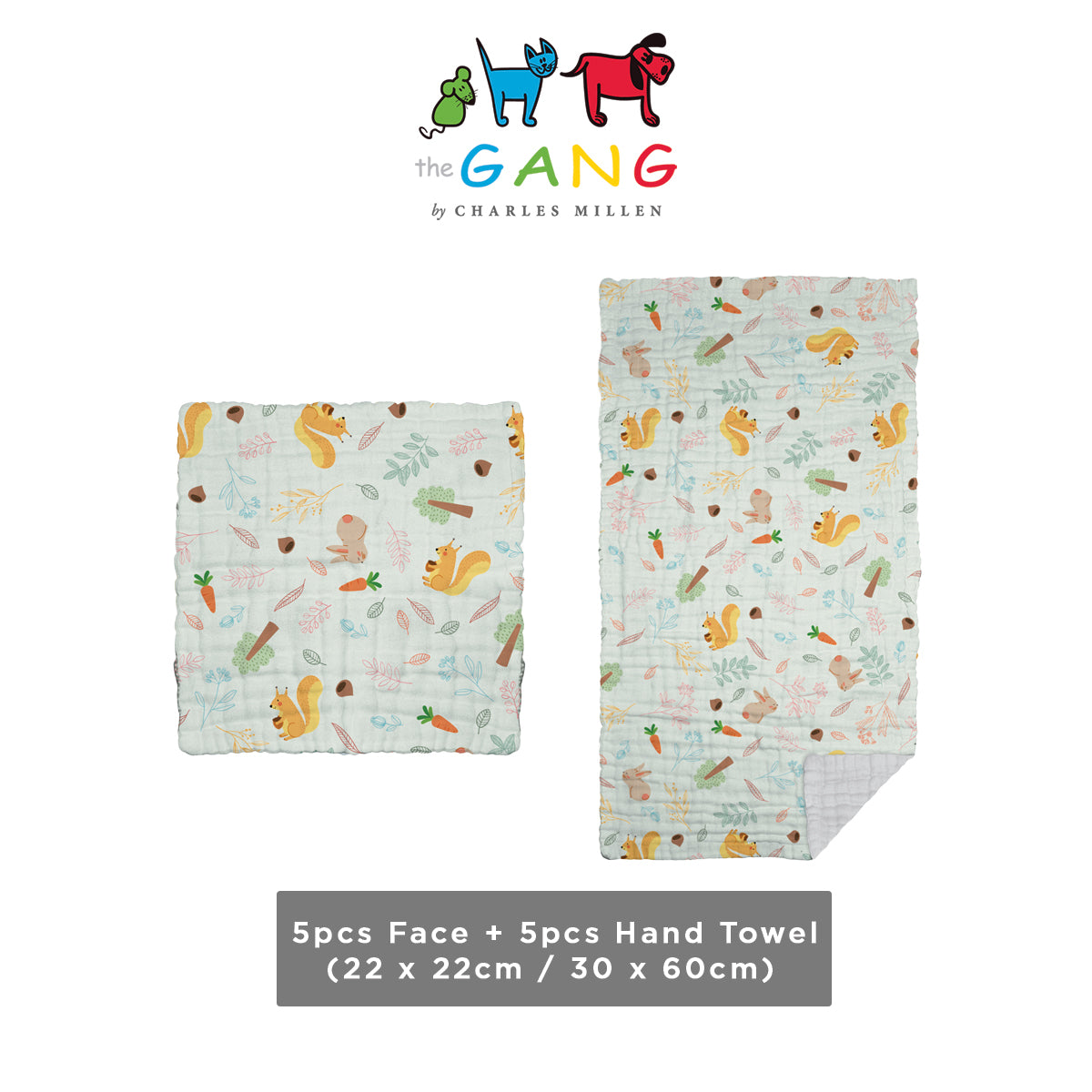 CMTG Gauzy Fabric Towel [Bundle Deal] Ultra Absorbent - Delicate Soft Baby Face Towel, Hand Towel, Bath Towel, Blanket