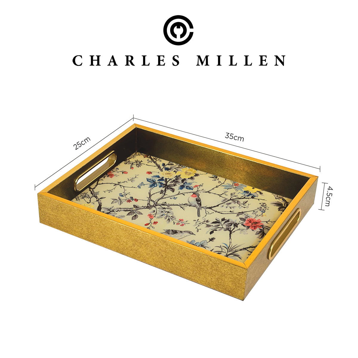 Sylvienne Rectangular Serving Tray - (VOILÀ series)