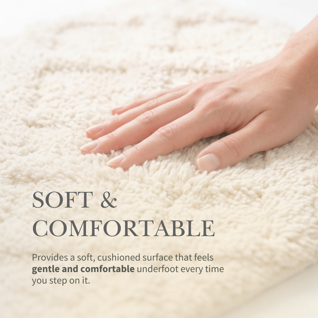 TRELLIS - Super Soft Cotton Tufted Anti-slip Mat