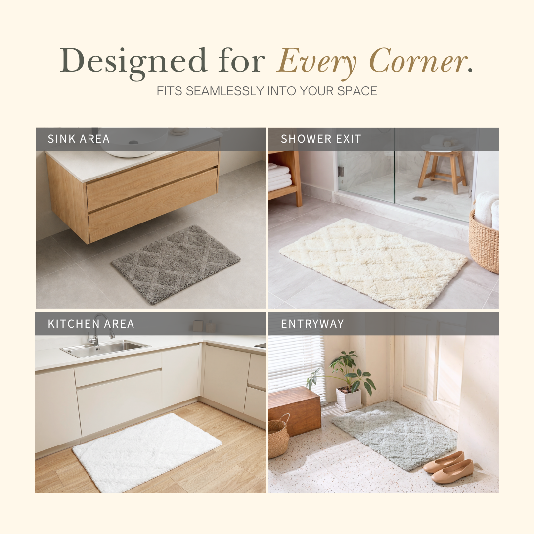 TRELLIS - Super Soft Cotton Tufted Anti-slip Mat