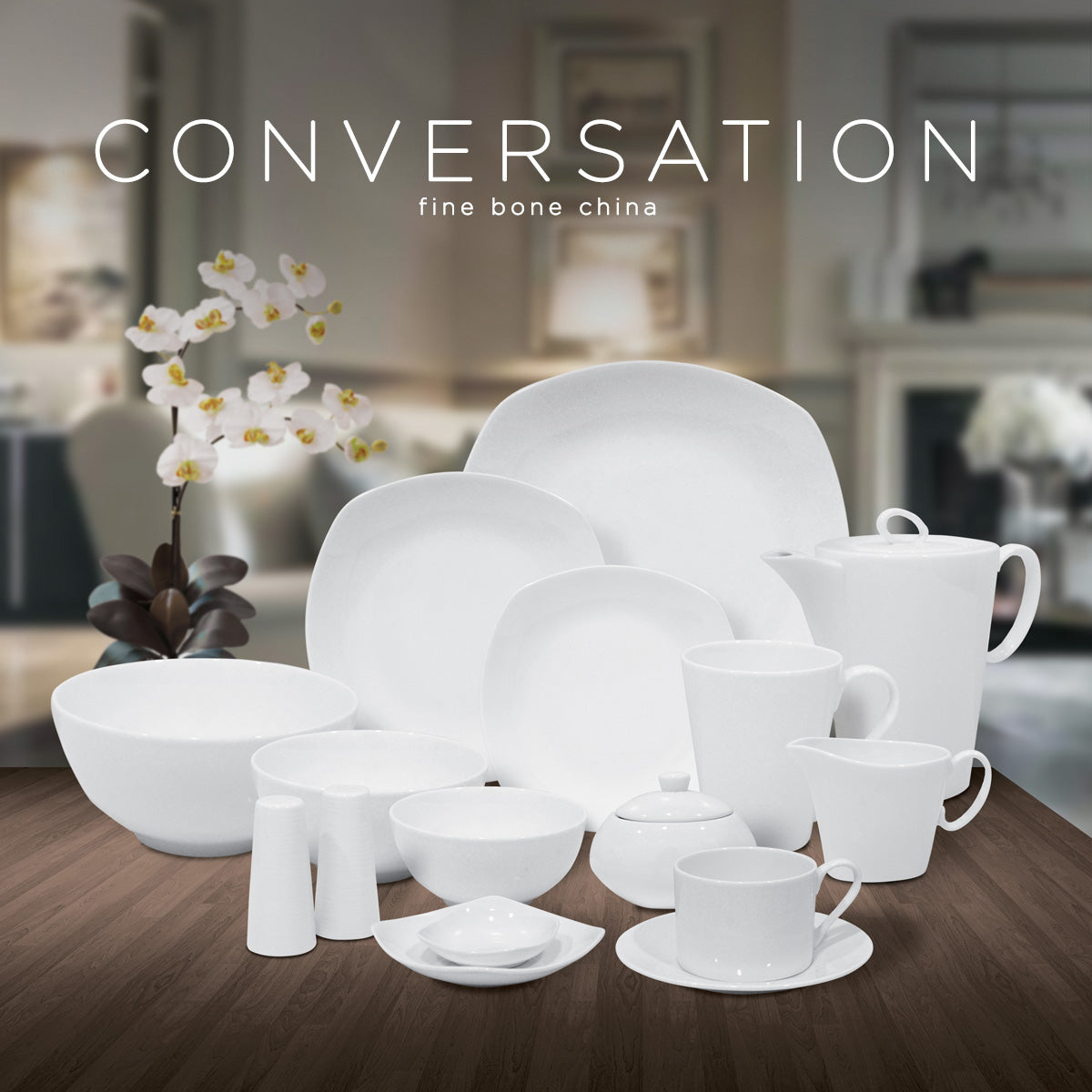 CONVERSATION - JH 14" JJ Square Plate